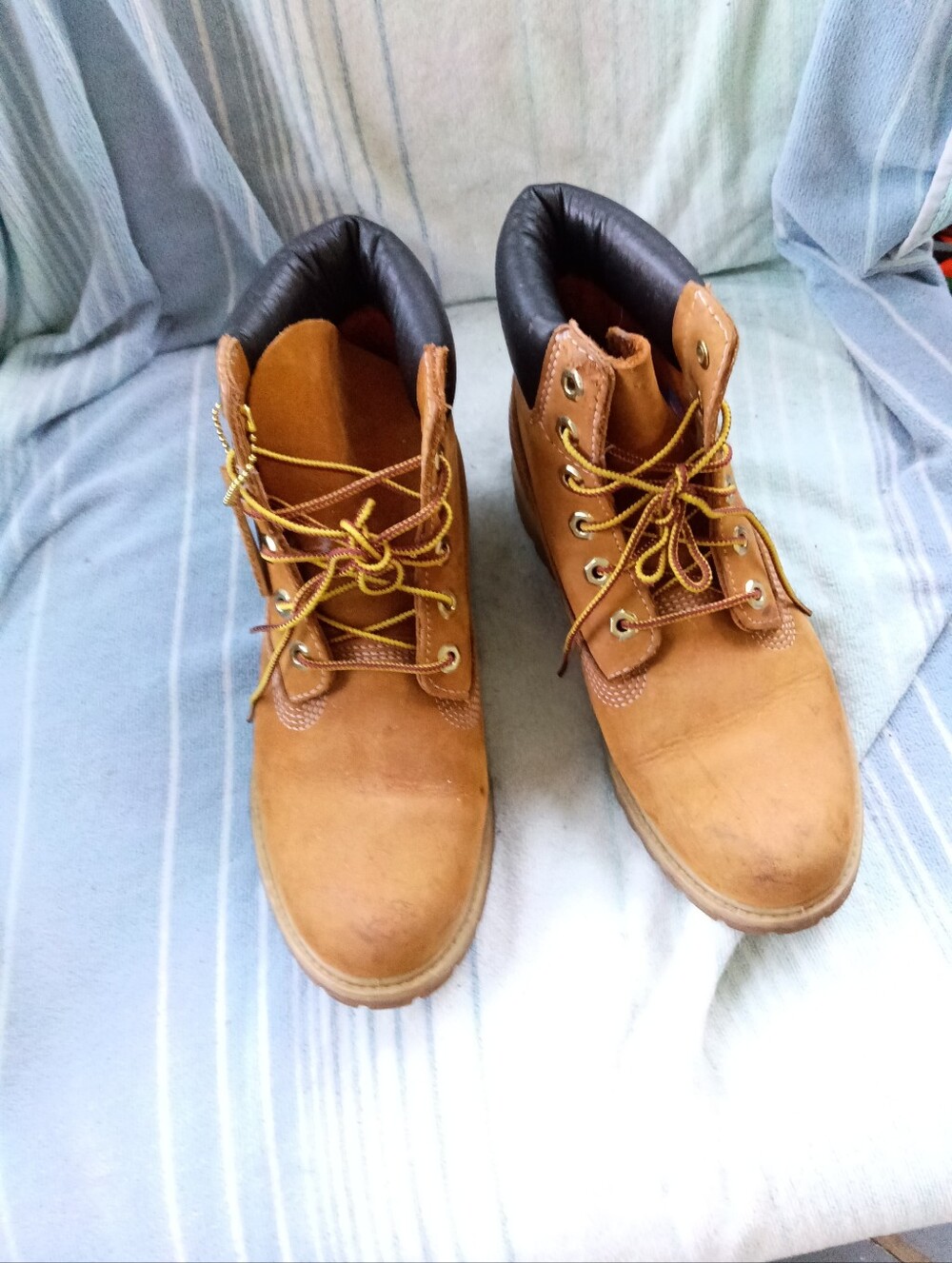 Timberland Tan Nuback Suede Leather